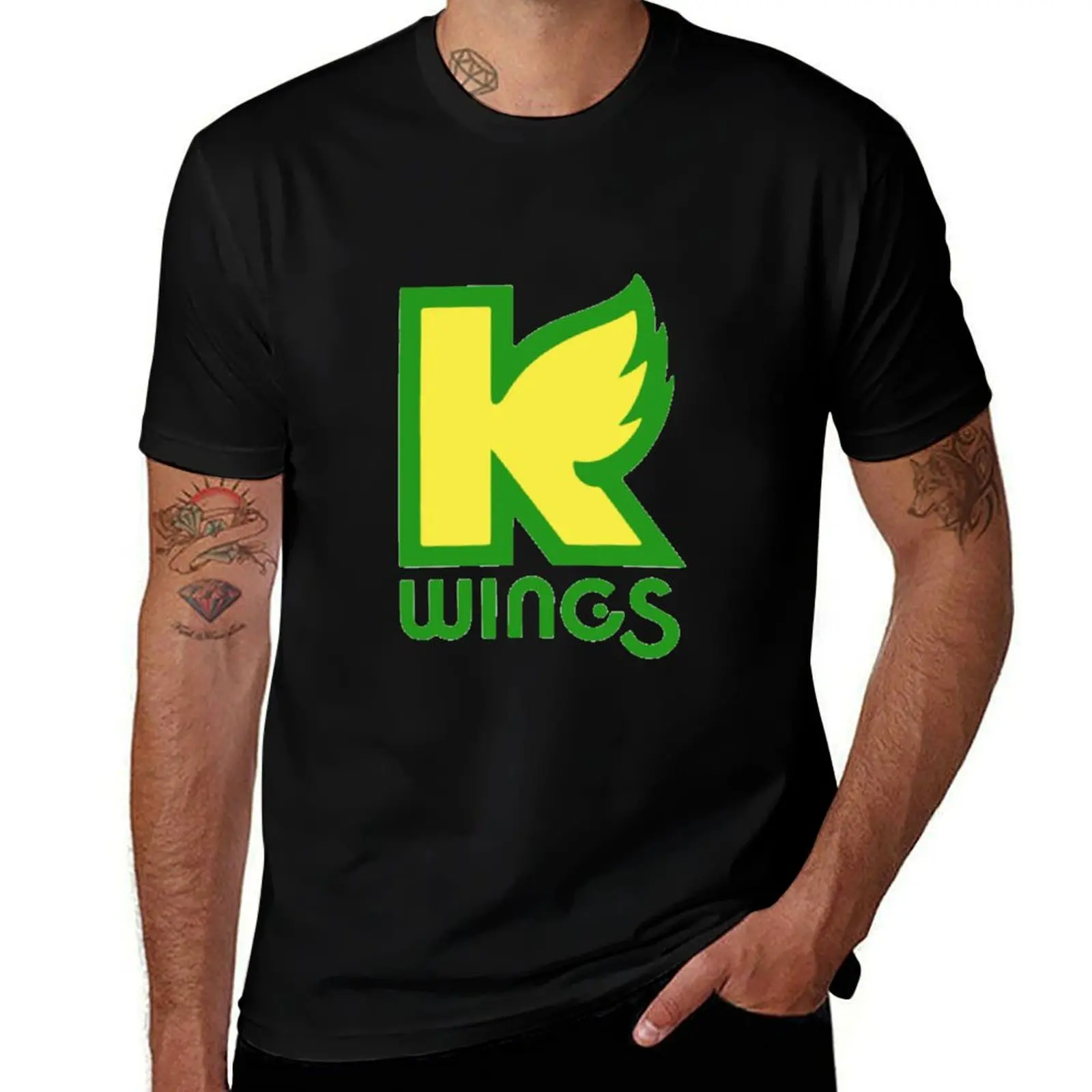 

Kalamazoo Wings Hockey T-Shirt tees man t shirt sweat anime shirts men