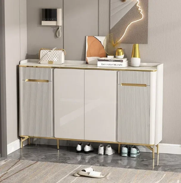 

## Modern Design Living Room Furniture Wooden Shoes Cabinet Entrance Hallway Console Table Shoe Cabinets#