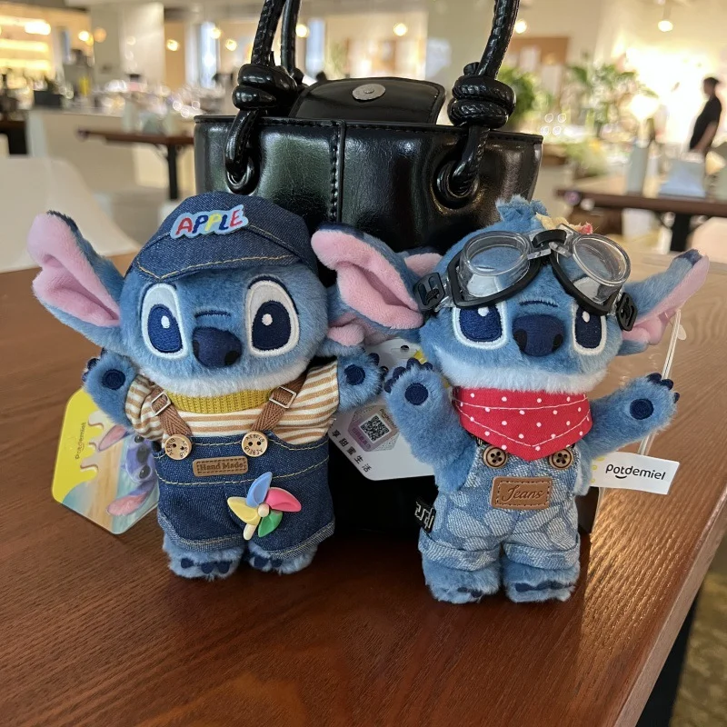 2025 véritable Disney mignon point porte-clés doux en peluche tissu sac pendentif cadeau, cadeau d'anniversaire