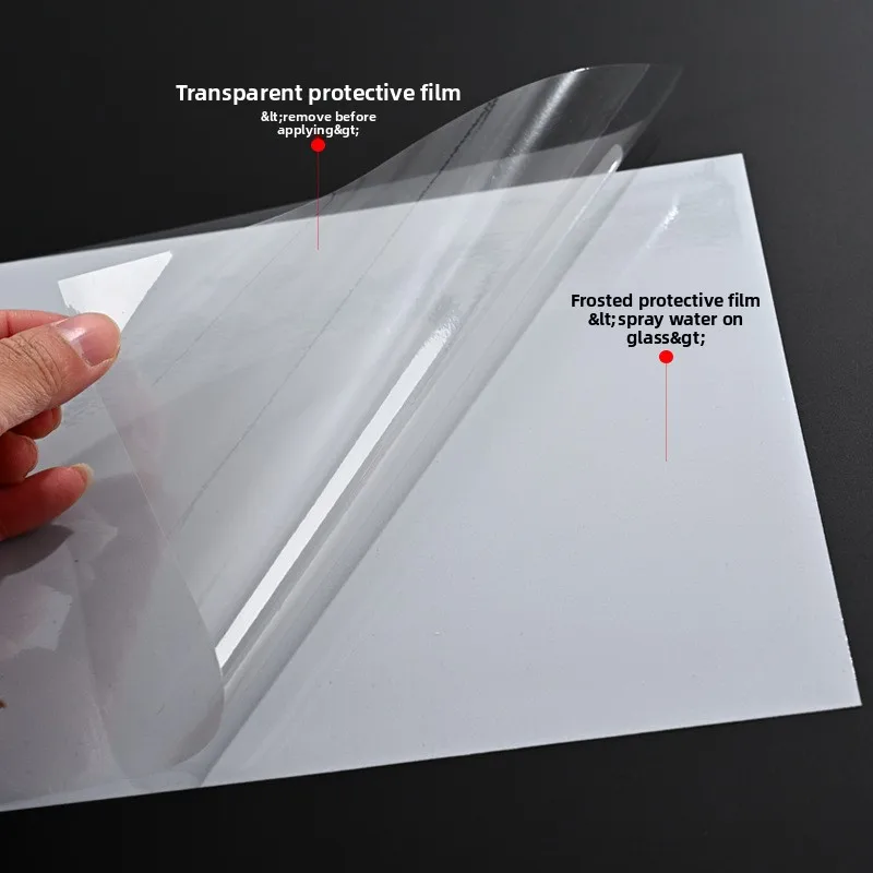 glass adhesive vinyl kitchen adhesive sticker window privacy film window film decorative shading insulator self-adhesive vinyl