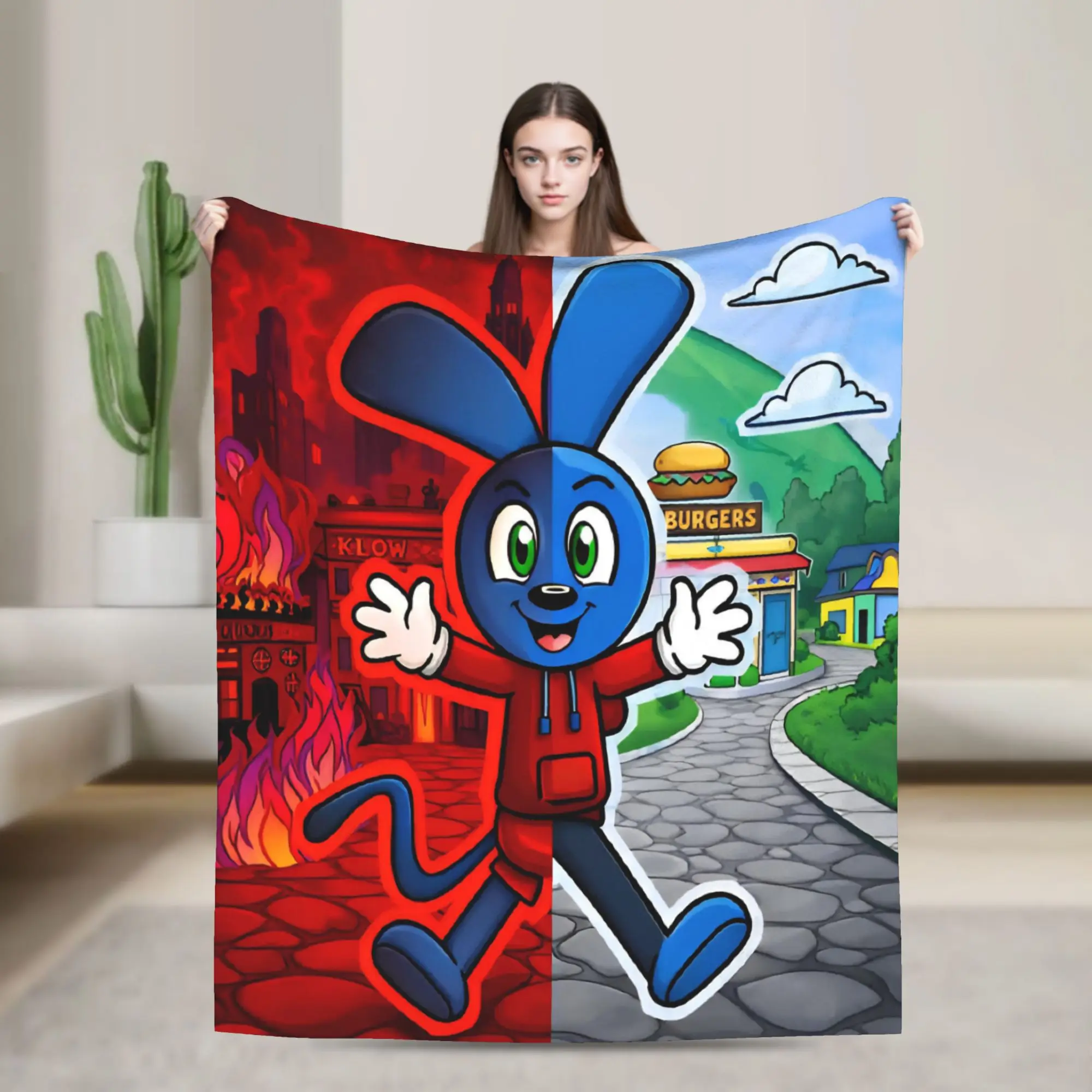 Toon Turf Blankets Super Soft Flannel Healing Gift  Throw Blanket Plush Thin Quilt