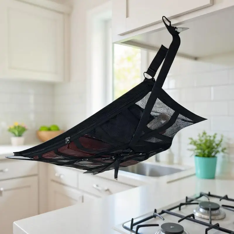 

1 Piece Universal Anti Sagging Luggage Car Roof Top Ceiling Cargo Net Pocket Mesh Organizer Bag For SUV Van Camping Cab