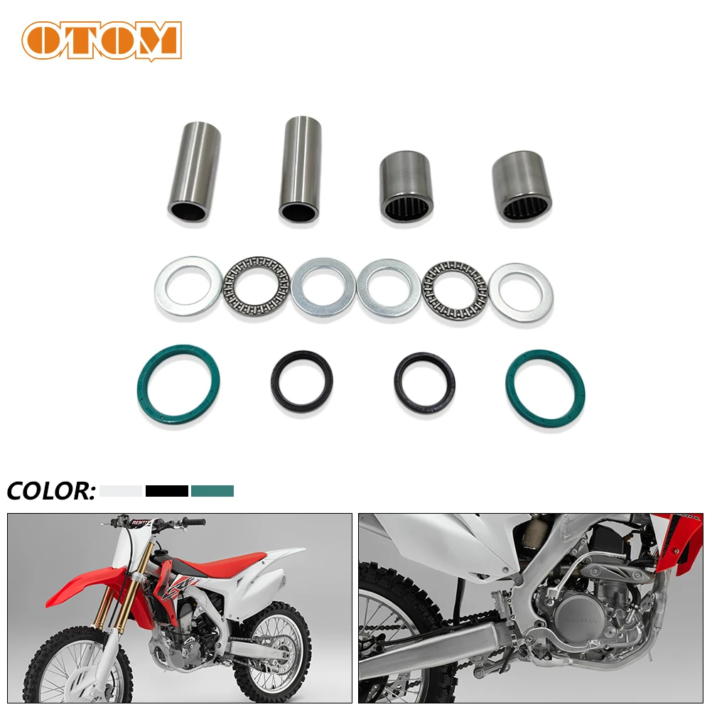 

Motorcycle SWING ARM COLLAR Rear Suspension Swingarm PIVOT BEARING NEEDLE BUSHING OIL SEAL For HONDA CRF250R 14-17 CRF450R 13-16