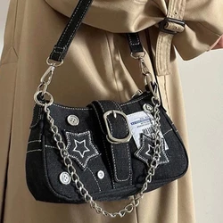 2024 Underarm Bag Versatile Fashion Trendy Bag Handbag Vintage Shoulder Bags for Women Girl Large Capacity Armpit Bag