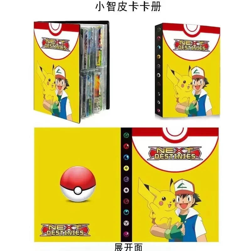 Pokemon Card Book Anime Cartoon 240pcs Card Album Game Cards Holder Binder High Definition Collection Booklet Kids Toys Gifts