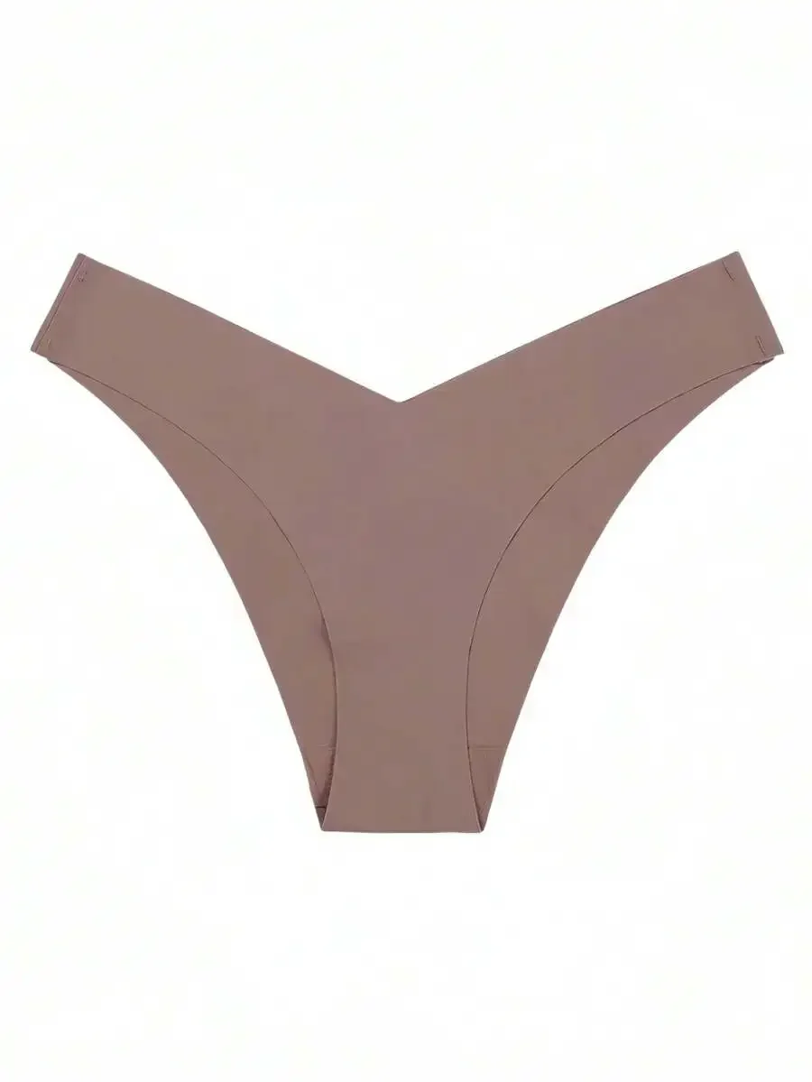 

Seamless Solid Color Womens G-String Panties With High Elasticity