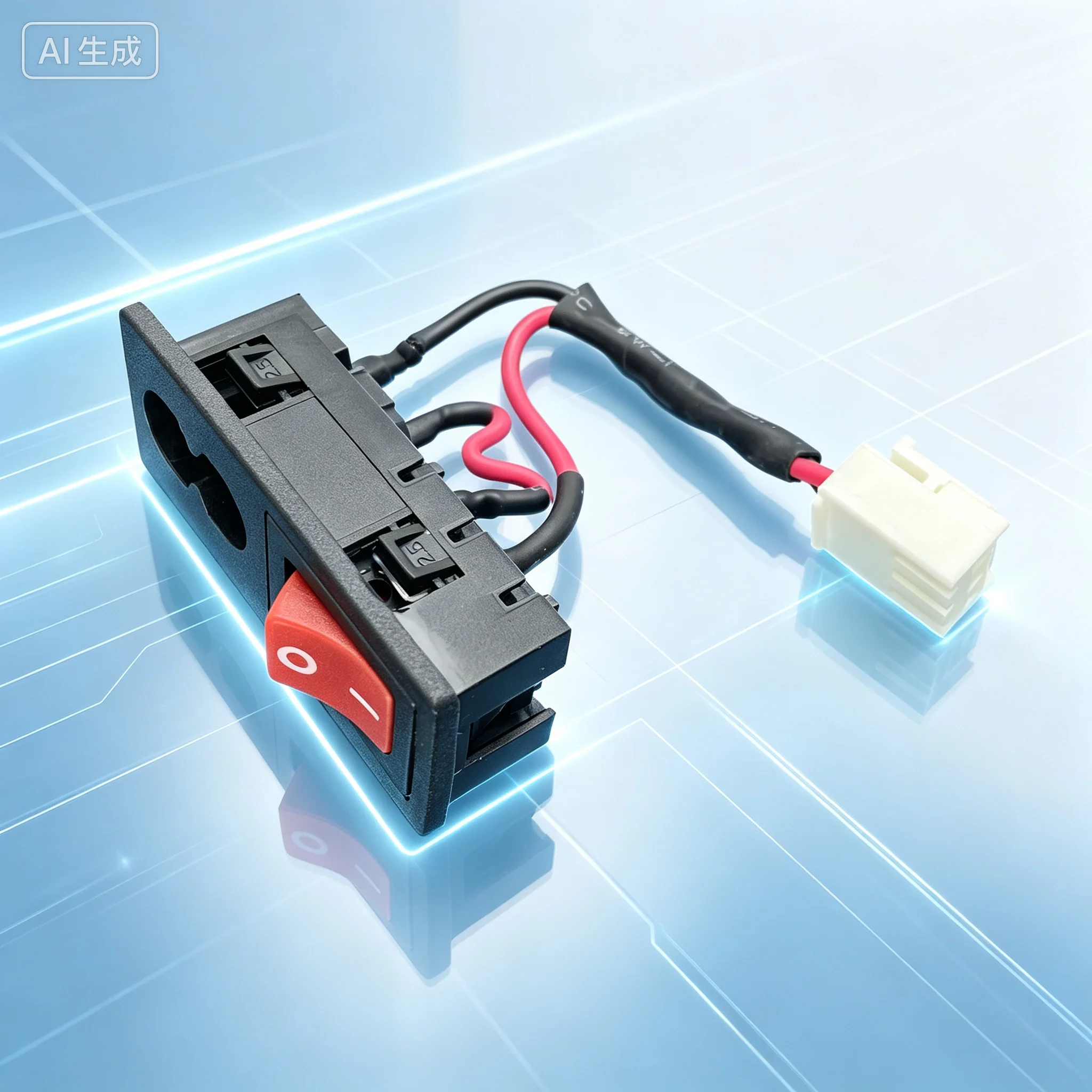 Compact JR-201S AC 8 Figure Socket With Switch 2.5 for JEC  10pcs