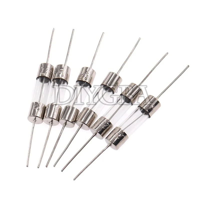 10PCS 5*20mm Fast Break Ceramic Fuse With pin 5X20MM 250V 0.5A 1A 2A 3A 4A 5A 6A 7A 8A 10A 12A 15A 20A 25A