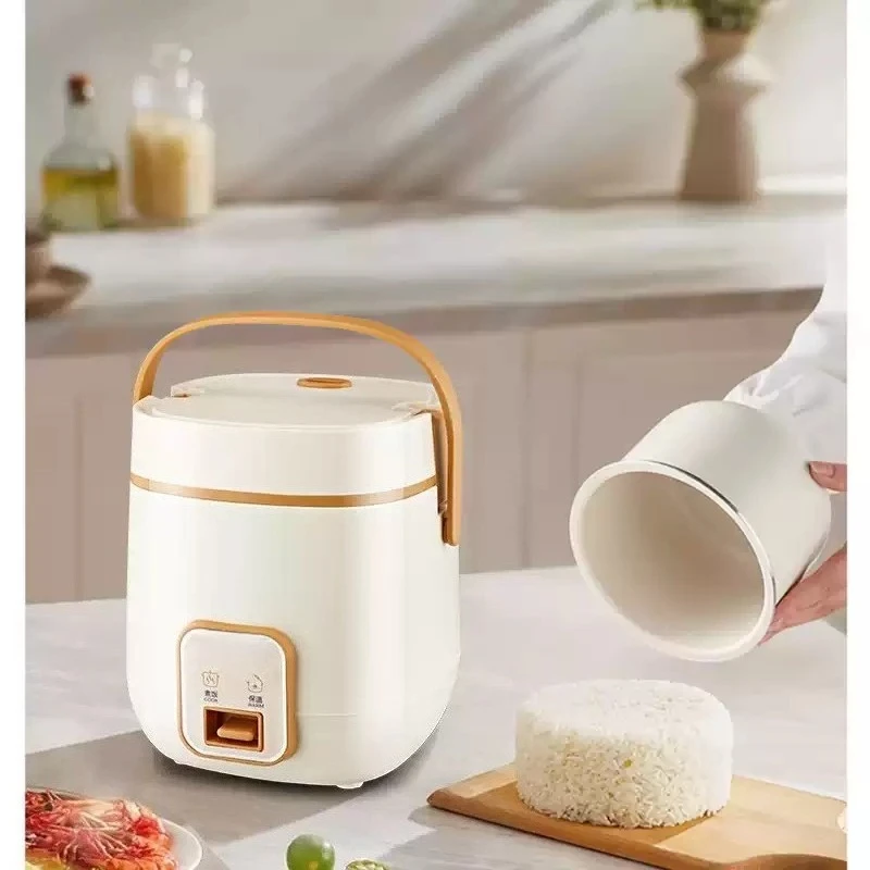 1.2L Mini Rice Cooker for 1-2 People, Non-Stick Multi-Function Pot for Dormitory Fast Cooking Electric Steamer