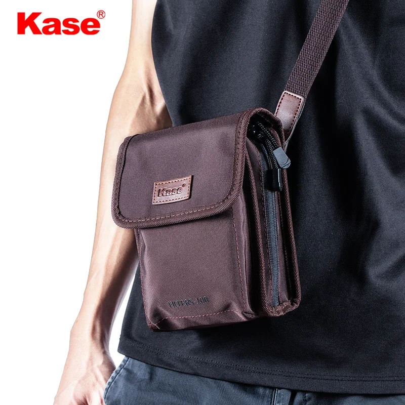 

Kase K100 Toughened Canvas Soft Filter Bag Protector Case Pouch for 100x100mm 100x150mm Square Filters,Can hold 10 Filters