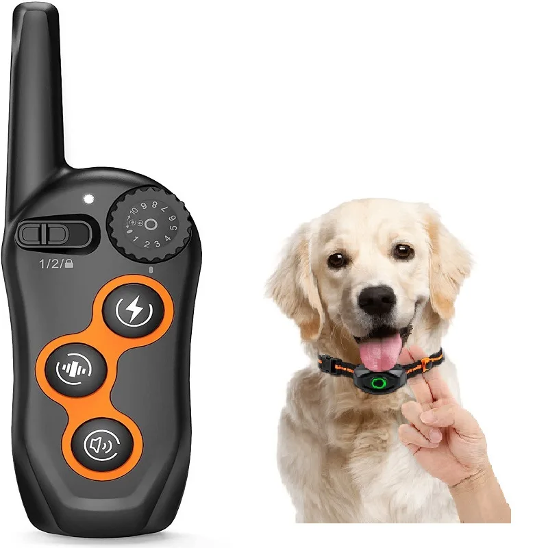

Remote control dog trainer Electronic collar 600 meters Remote control training Barking stopper Waterproof dog trainer