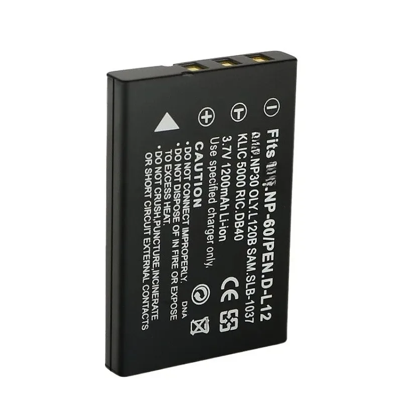 

3.7V 1200mAh Replacement Battery for D-L12 FNP60 NP-60 Camera -