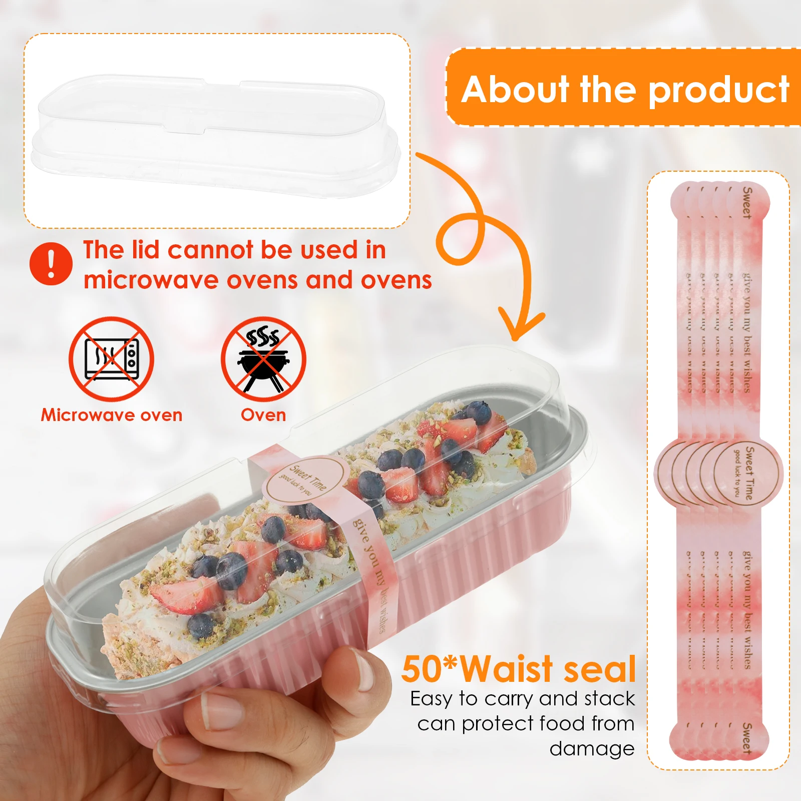 50 adet Mini Somun Pişirme Tep - Tray Mold Rectangle incelemesi ve fiyatı