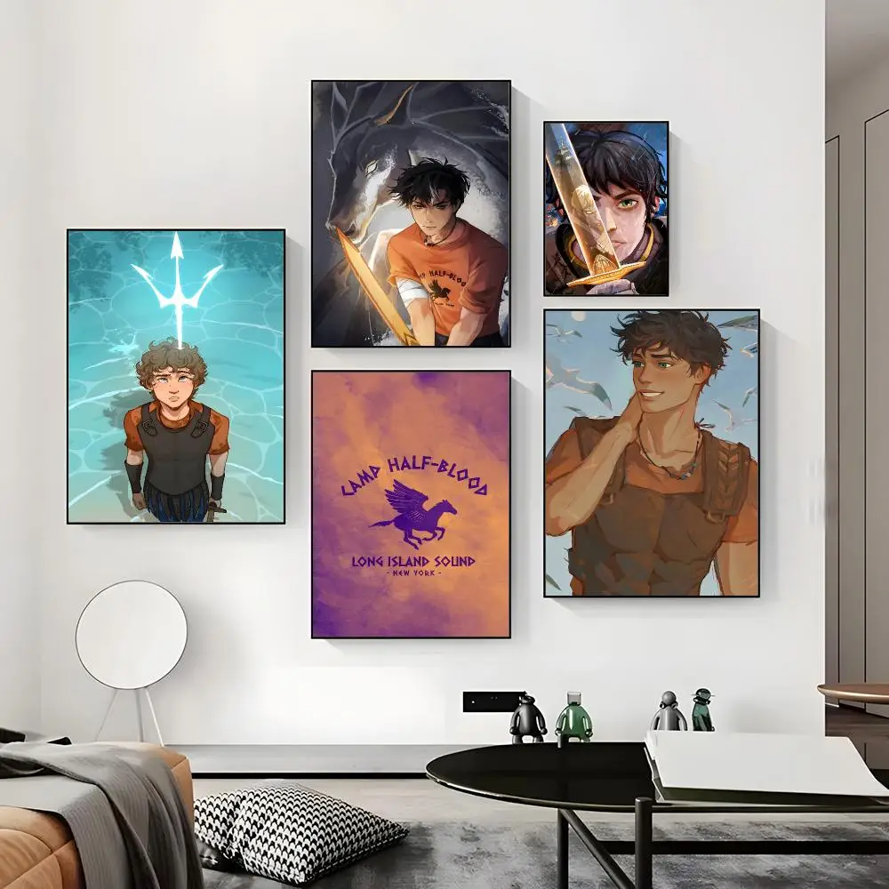 Percy Jackson Poster Papierdruck Wohnzimmer Schlafzimmer Eingang Bar Café Kunst Gemälde Dekoration