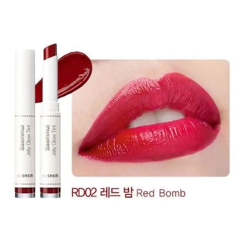 The Saem Saemmul Jelly Glow Tint Lip Lipstick Pen Makeup Waterproof Non-stick Cup Fashion Long Lasting Sexy Korea Cosmetics