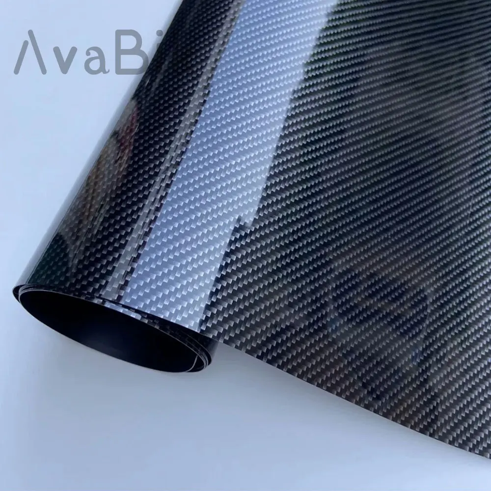 

8D pet-Glossy Silver Forged Carbon Vinyl Wrap Self Adhesive Styling Car Sticker Decal For Motorcycle Wrapping Car Accessories