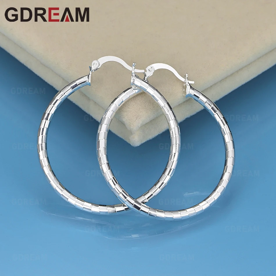 

GDREAM стерлингового серебра 925 пробы, прямоугольные серьги с блестками, модные женские украшения, аксессуары для рождественского подарка