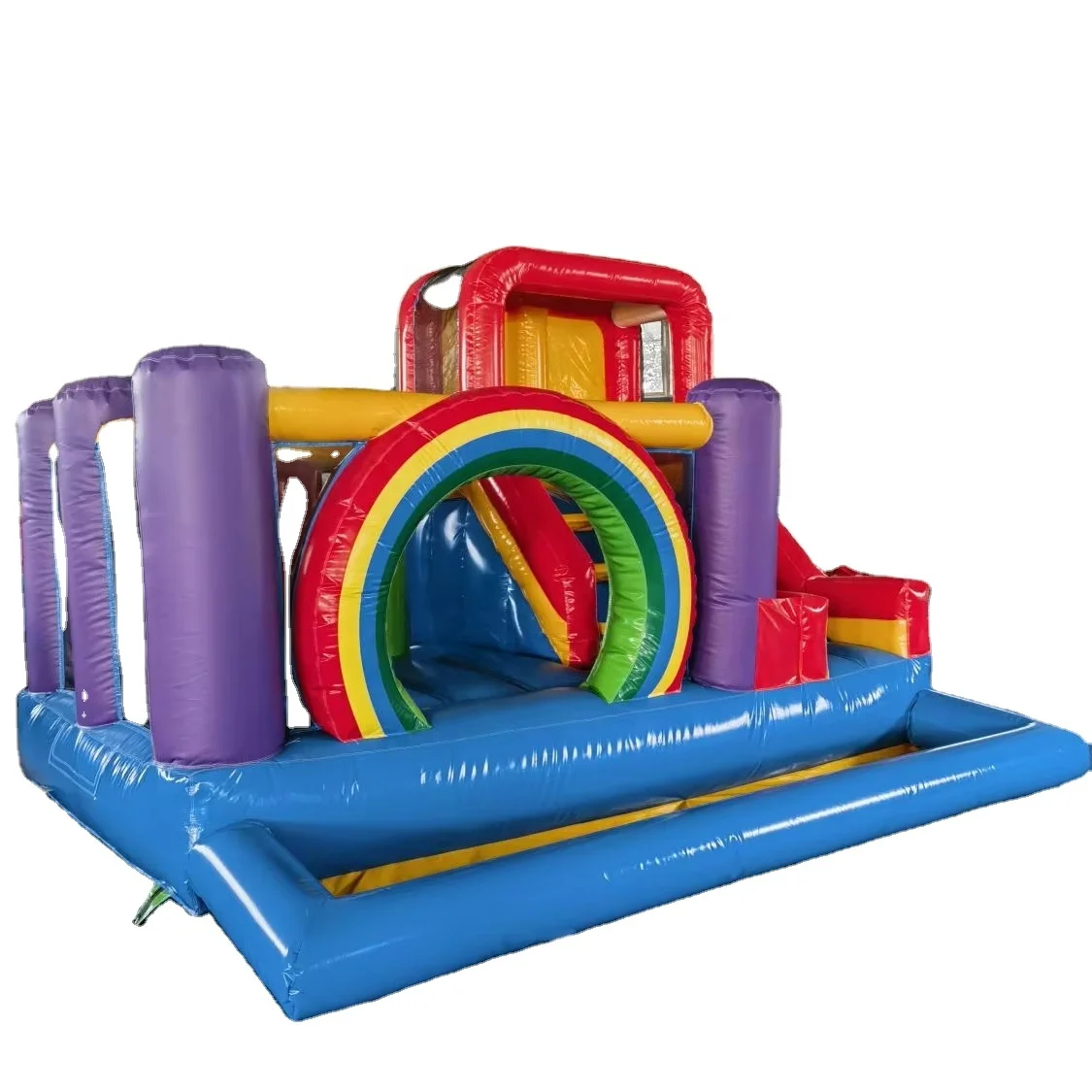 

Коммерческий надувной батут из ПВХ с горкой