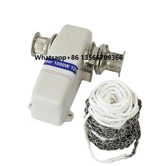 

12V 24V Electric Fishing Winch Windlass Anchor Winch 12V Best Horizontal Windlass for Boat Marine
