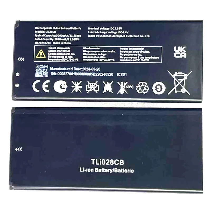 TLi028C7 3.85V 3000mAh High Quality Battery For Alcatel 1A 5002F 1B 2020 5002D 5002X 5002A 5002I 5002M 5002S Fast Delivery