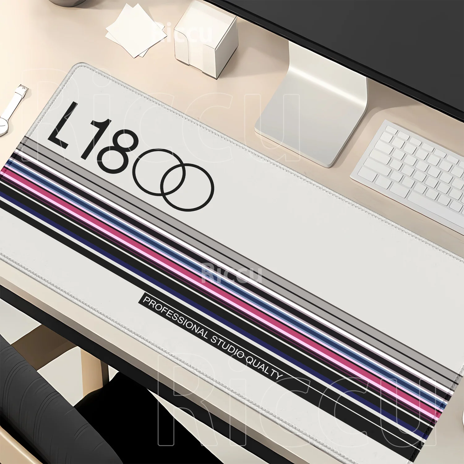 

VHS Retro Style Mouse Pad Large Size office accessories Mousepad overlock Game Keyboard 90x40cm HD print Xxl overlock Desk mat