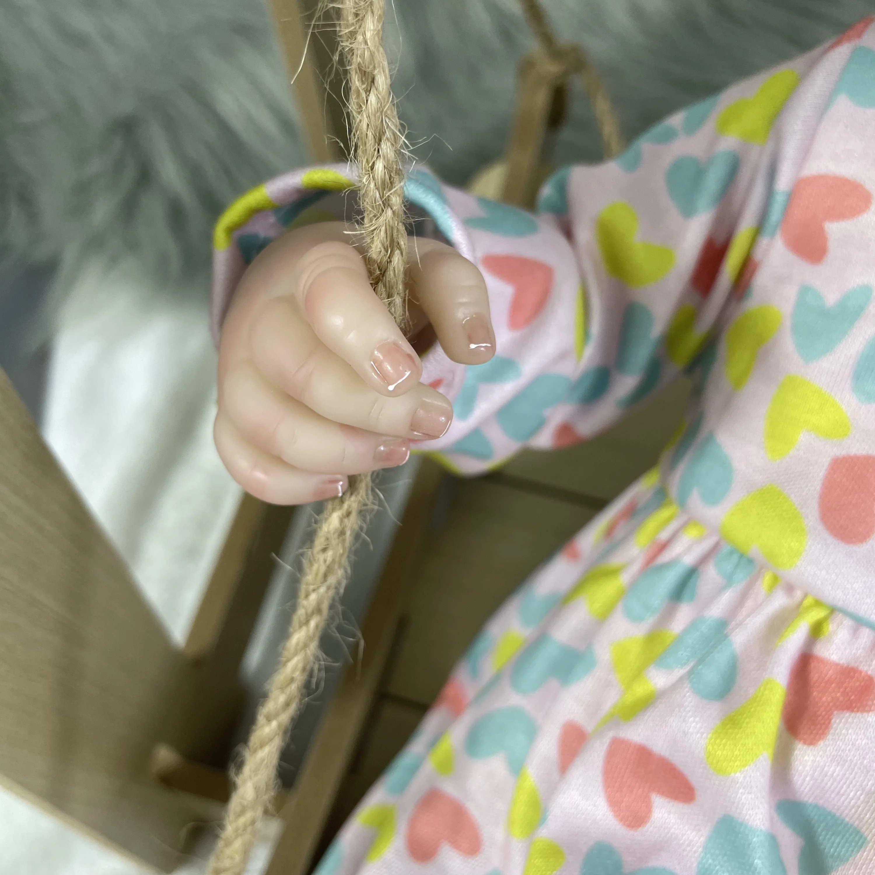 LouLou – poupée bébé Reborn éveillée de 50CM, yeux bleus ouverts, peau 3D, veines visibles, poupée d'art à collectionner, jouet cadeau pour filles