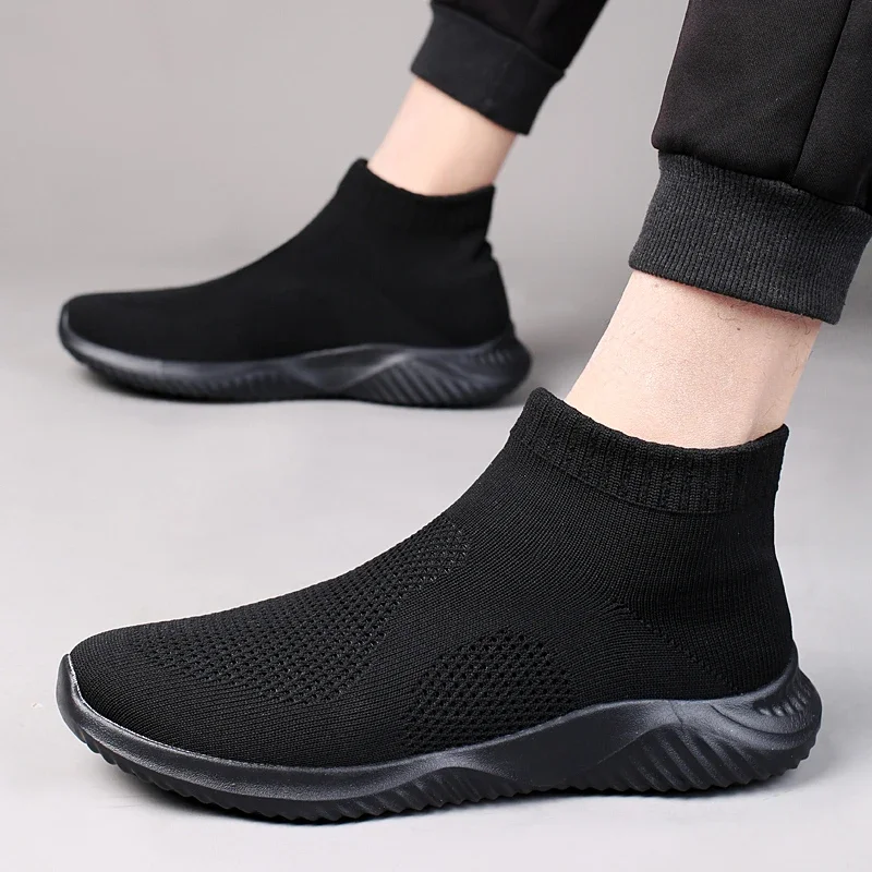 Men\'s Sneakers Breathable Fashion Men Casual Walking Shoes Outdoor Slip On Loafers Lightweight Mens Tenis Sneakers Free Shipping