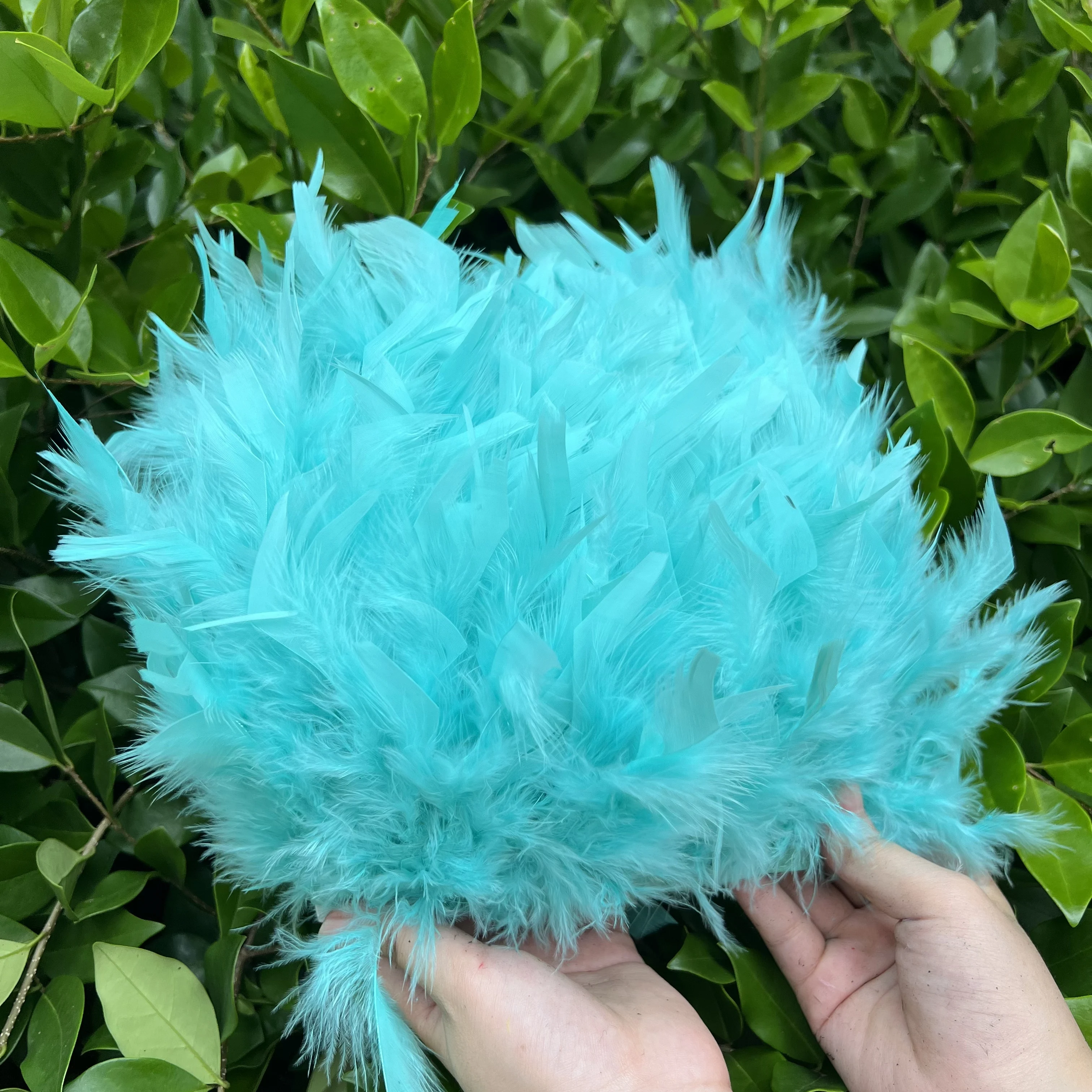 10-15cm Turkey Feather Fringe - Feather Trim Marabou ulasan dan harga