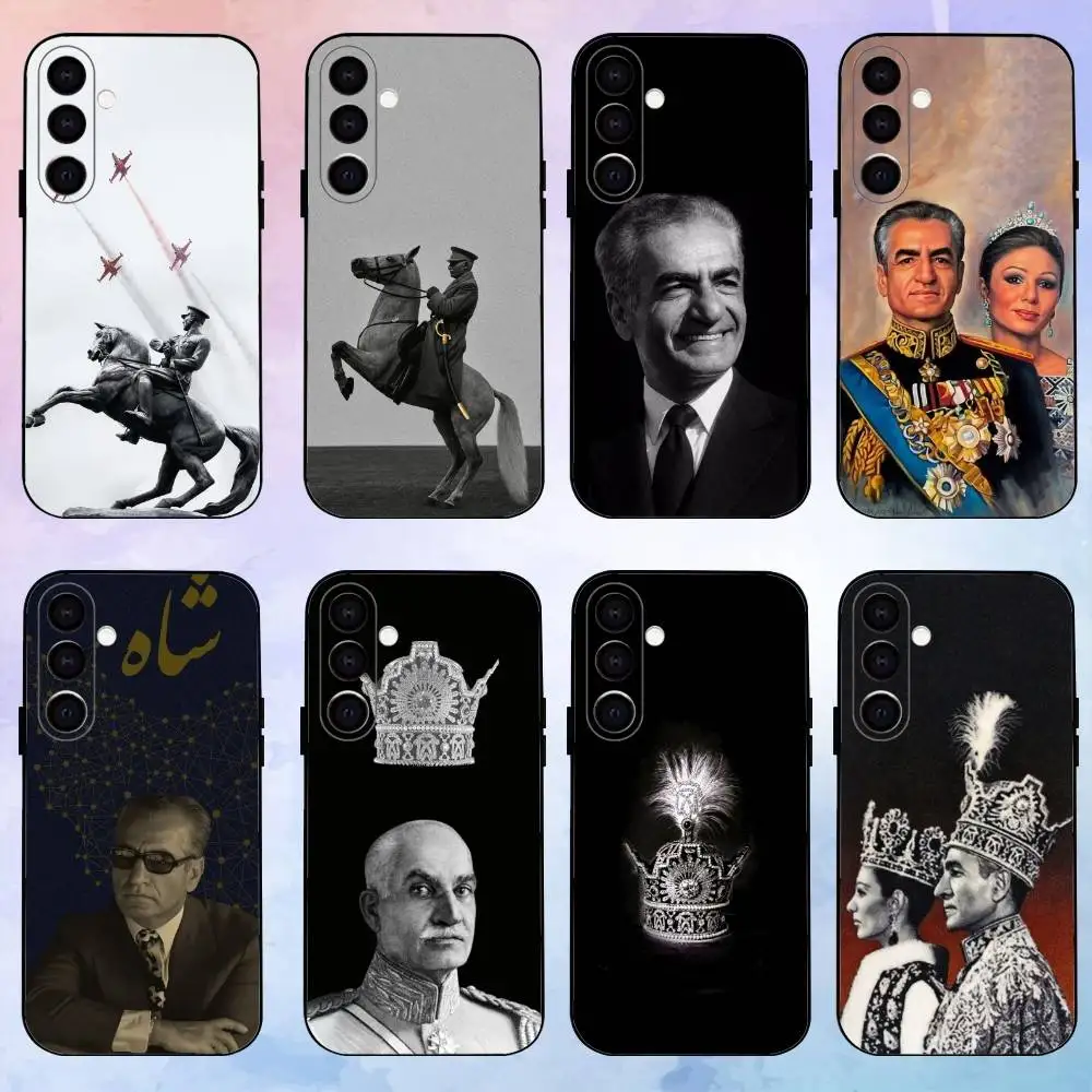 

Mohammad Reza Pahlavi Iran Phone Case For Samsung Galaxy A73,31,32,72,41,53,52,71,22,5G,Soft Black Cover