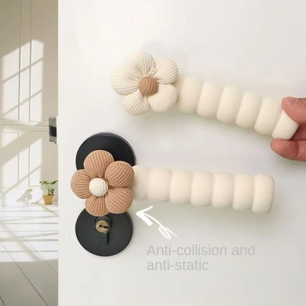 Protective Sheath Door Handle Cover Anti Collision Anti-Static Doorknob Sleeve Silent Anti-Slip Safety Doorknob Protector Home