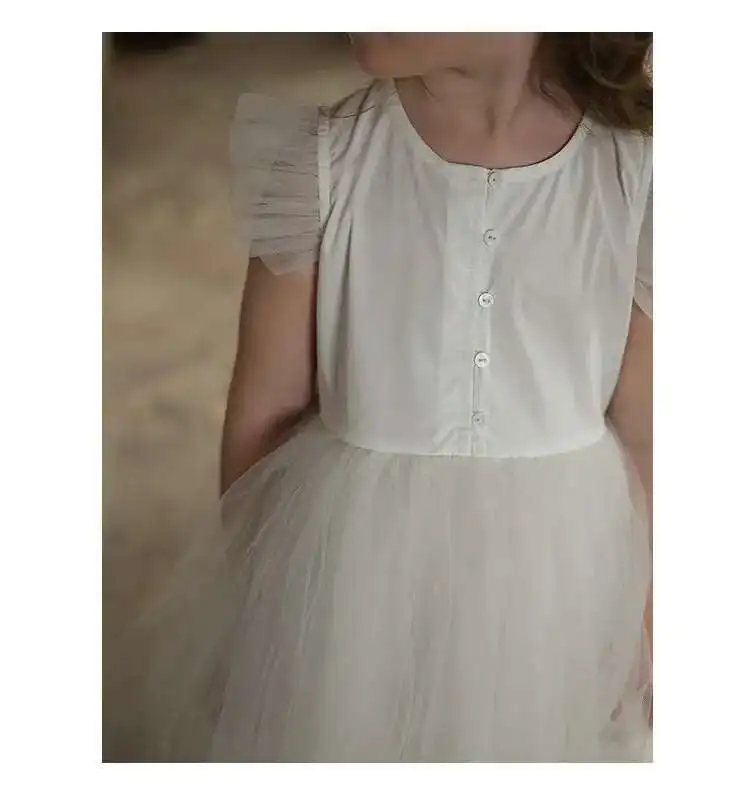 

New Baby Girls Mesh Tulle Wer Dress, Princess Kids Fairy Party Dresses 1-6T
