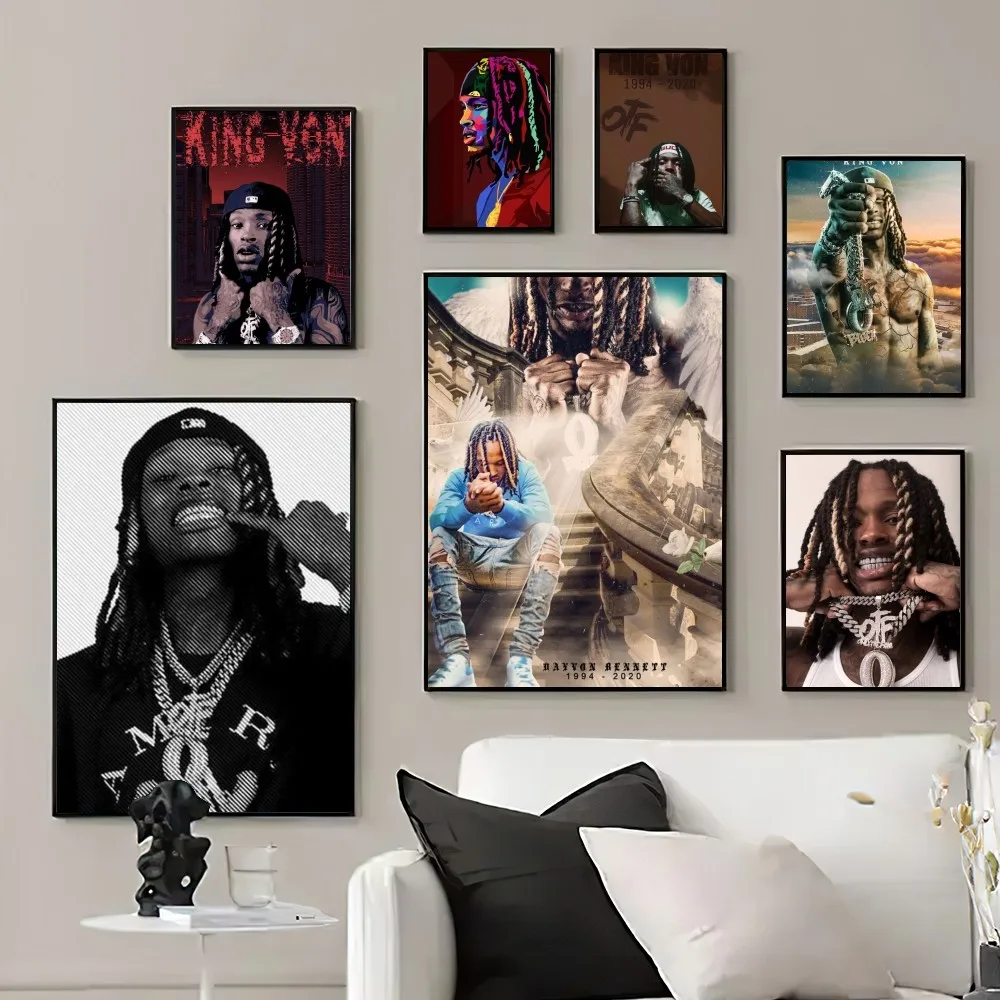 Rapper K-King Vons Poster Prints Wall Pictures Living Room Home Decoration