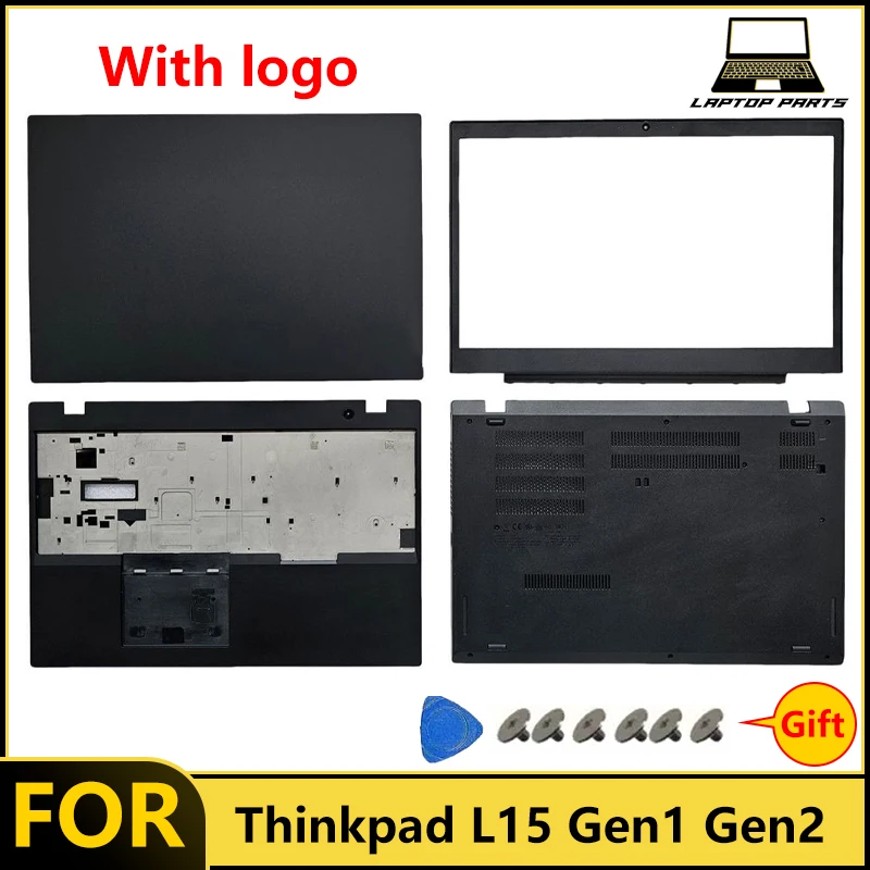 NEW For ThinkPad L15 Gen1 Gen2 Laptop  LCD Back Cover Top Cover Front Frame Bottom Case Palmrest Bezel/New