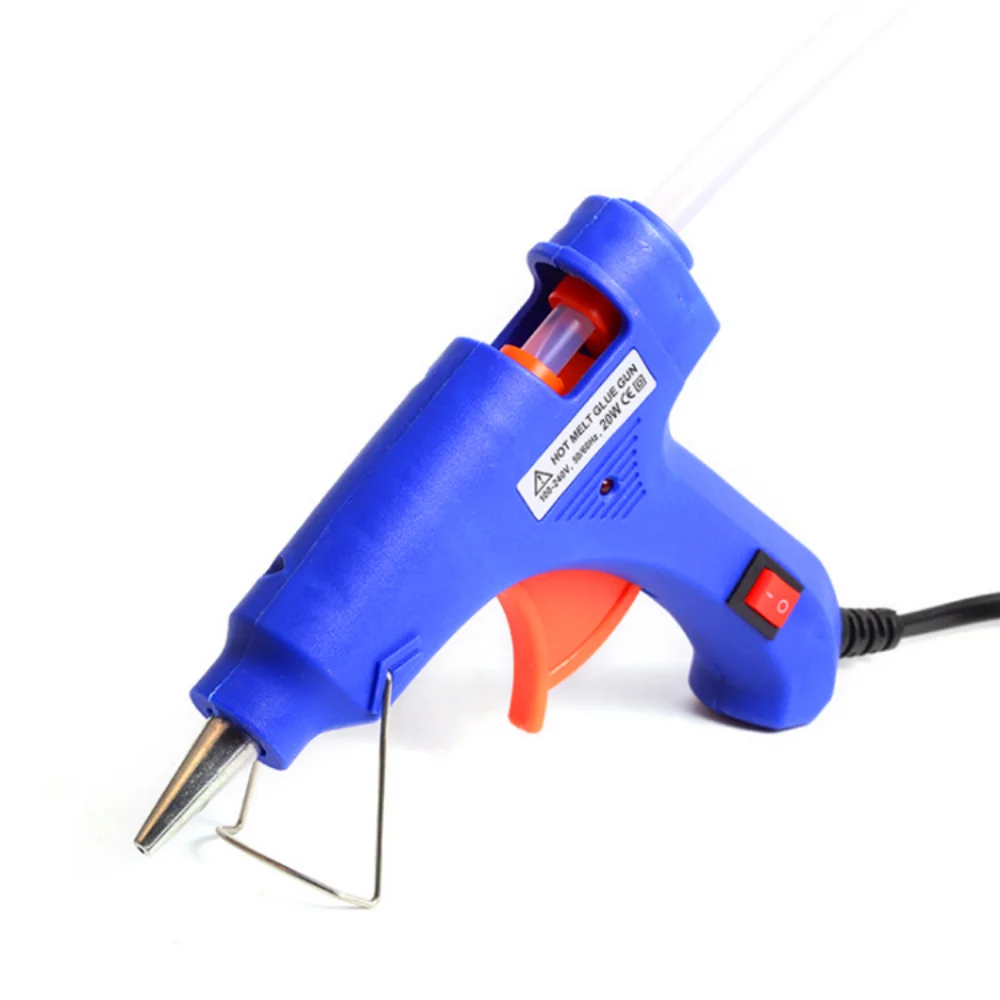 20W Hot Melt Glue Gun Household Industrial Mini Guns Electric Heat Temperature Tool With 7mm Glue Sticks