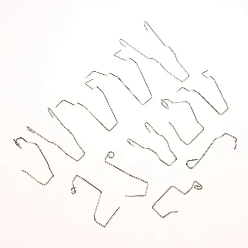 12/24Pcs H1 H3 H4 H7 Assorted Headlight Bulb Retaining Clip Holder Set Car Low Beam Bulb Clamp Spring