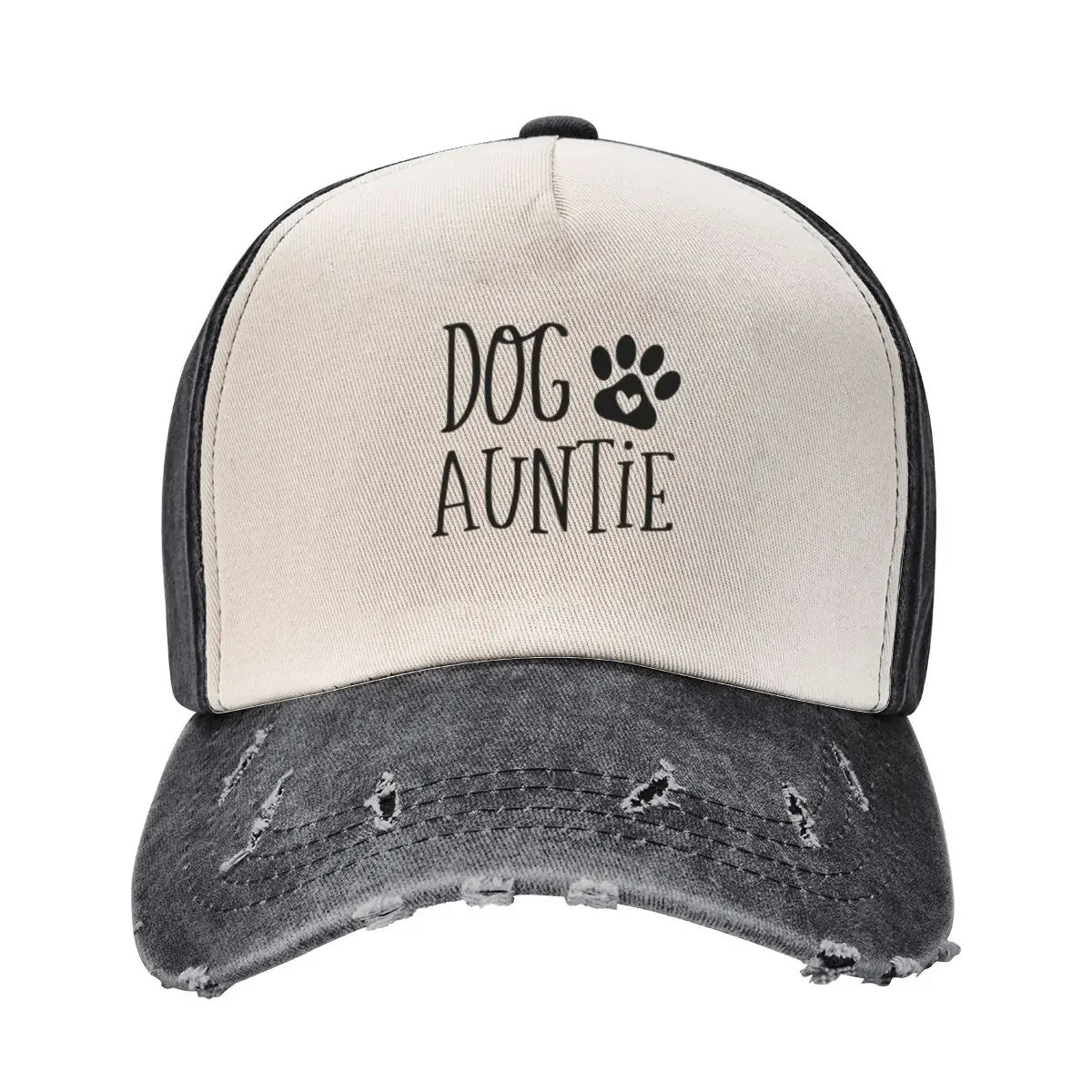 Funny Dog Auntie Gift Dog Auntie Baseball Cap Thermal Visor Luxury Hat derby hat funny hat Caps Male Women's