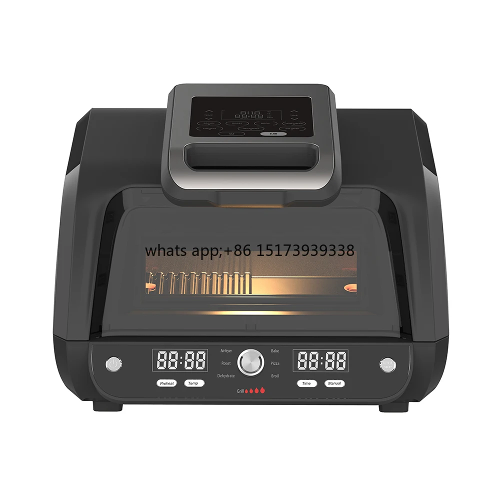 

6L Air Fryer Powerful 1500W 80 230 Temp Controls Fully Intelligent Air Fryers Bake Dehydrates