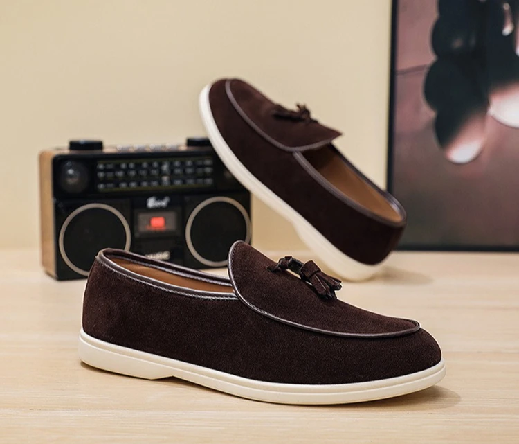 Meistverkaufte Leichte Herren-Freizeitschuhe Niedrig Geschnittene Slipper Flache Sohle Herren-Boardschuhe – Detail 10
