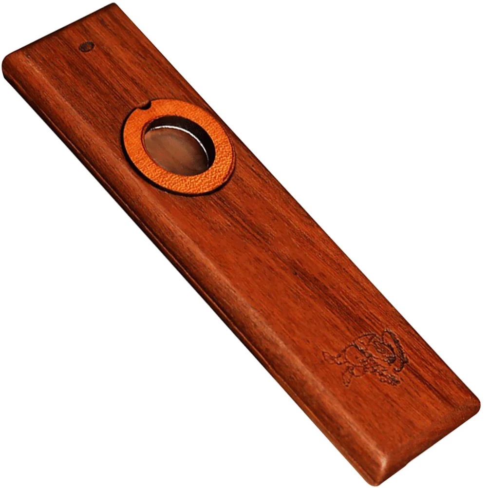 

1pcs Wooden Kazoo Instrument For Adults Beginners Kids Portable Musical Instrument Guitar Partner Durable Kazoos Performance