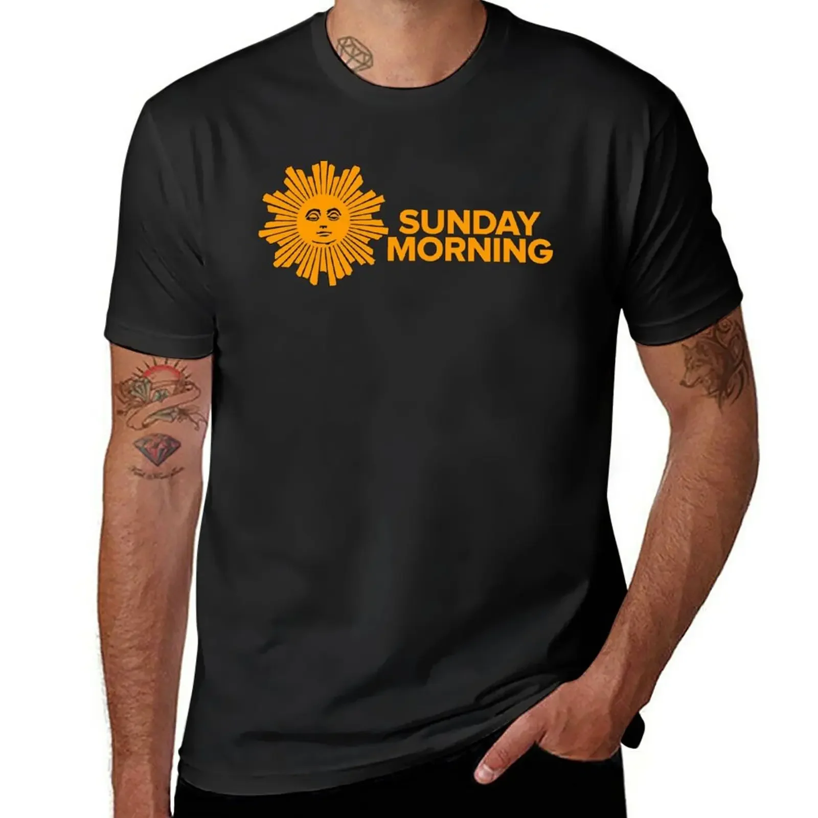 sunday morning T-Shirt boys animal print tops fruit of the loom mens t shirts