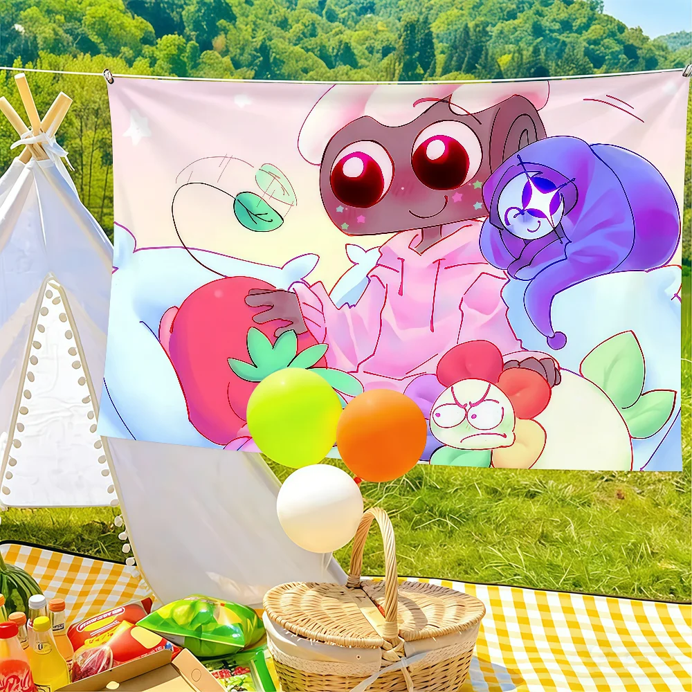 Game D-Dandys W-world Gourdy Flag Suitable For Birthday Parties Living Room Bedroom And Outdoor Camping Decorations