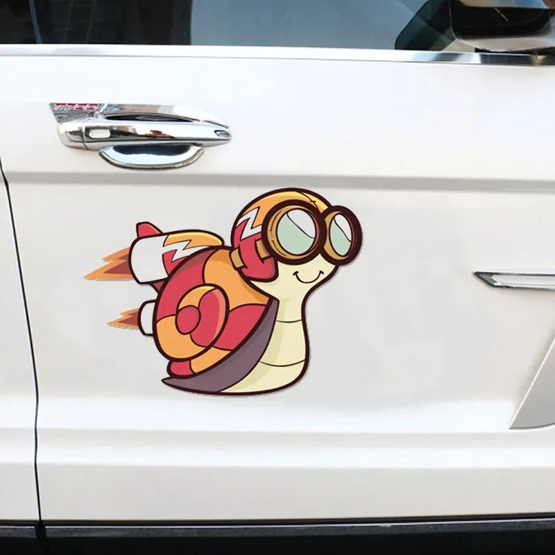 Rocket Turbo Snail Vinyl Car Sticker Funny Speed Meme Decal Auto Motorcycle Exterior Mod Accessories Sticker