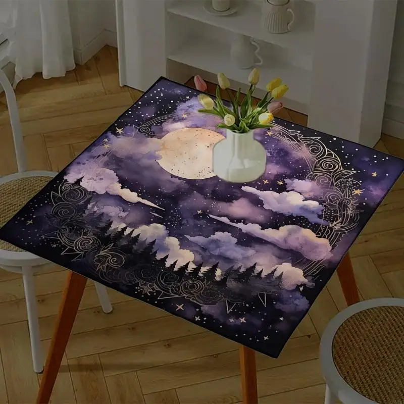 

Многофункциональная крышка стола с картами Таро, квадратная форма, украшения, скатерть, колдовство, гадание, алтарь, скатерть