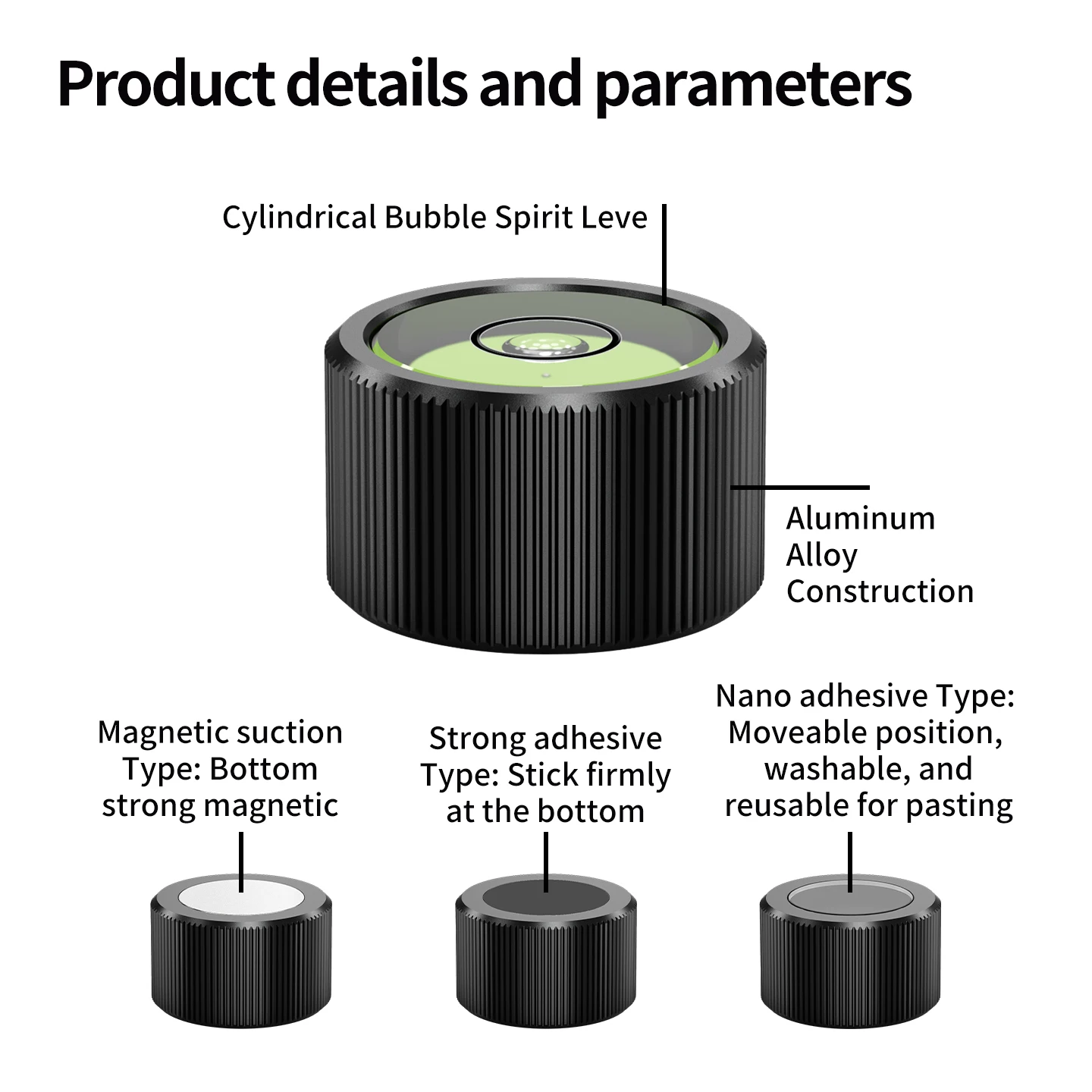 Multifunktionale Mini-Wasserwaage Hochpräzise Aluminium-Wasserwaage für Action-Kameras, DSLR-Kameras, Mobiltelefone und Fotografieausrüstung – Detail 12