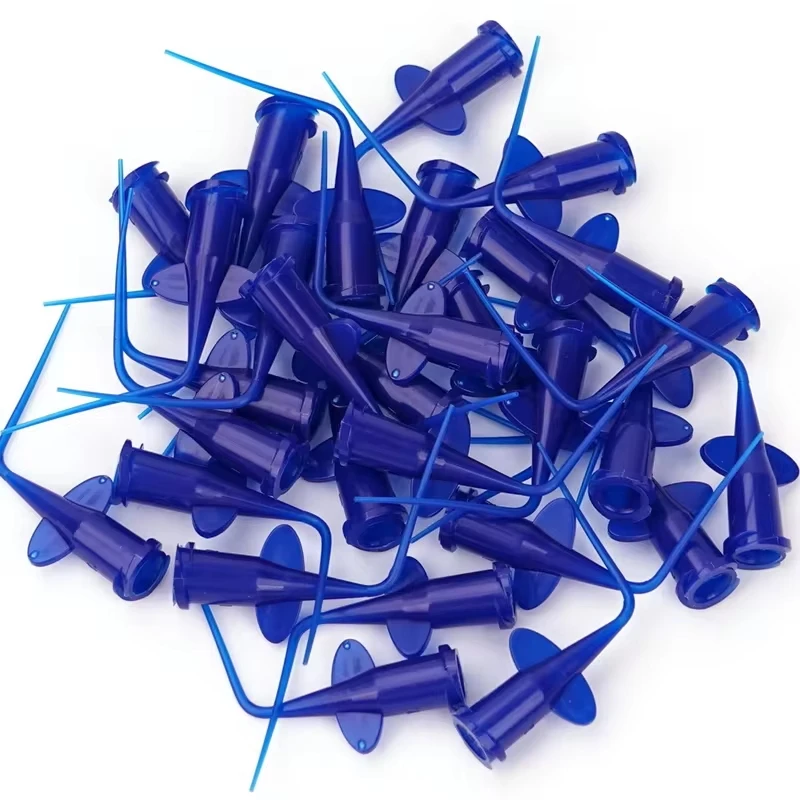 Zahnreinigungsdüse, Blaues Gebogenes Design, Mundduschen-Zubehör für Zuhause, Ersatzdüse für Zahnreiniger, Interdentale Reinigung, Zahnfleischspülung, Mundpflegewerkzeug – Detail 1