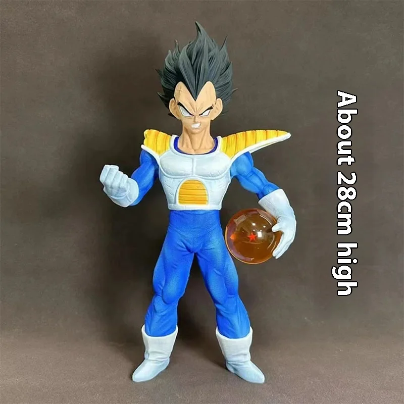 28cm anime dragon ball z figuras houlder armadura colete batalha terno vegeta gk modelo estátua menino decoração interior brinquedos de natal presentes