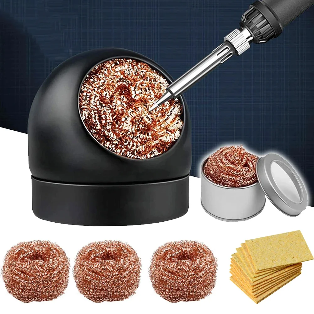 Soldering Iron Tips Cleaner Metal Wire Stand Steel Tin Remover Welding Equipment Repair Tools Solder Station Cleaning