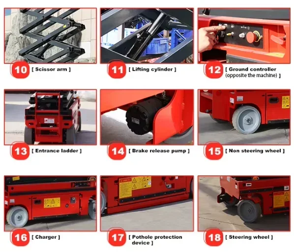 YG Customized Telescoping Lift Platform Hydraulic Scissor Lift Aerial Work Platform (AWP) Electric Vertical Lift For Ceiling Wor