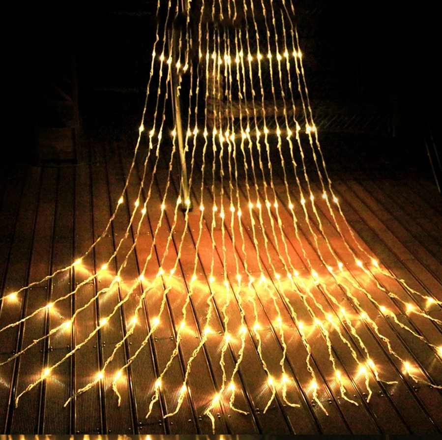 Waterfall Meteor Shower Rain String Light Christmas LED Festoon 3M/6M/9M led Holiday Decorative Lights For Home Garland Curtain