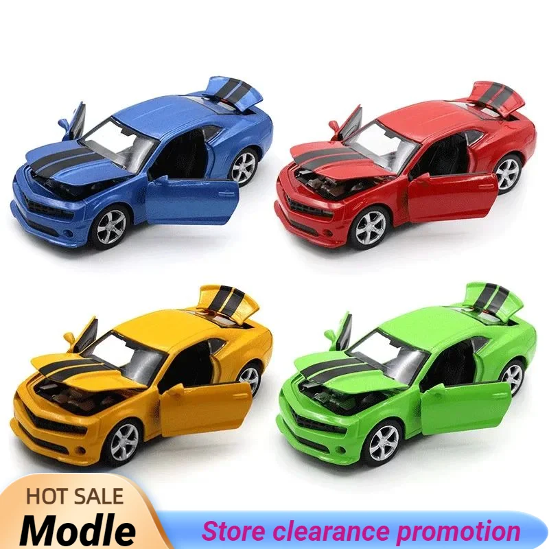 New 1:32-in-One Bumblebee Classic Car Model Children's Toy Car Decoration Warrior Car Model Can Open the Door Wholesale Vintage